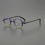 Rich Retro Titanium Optical Glasses Frame