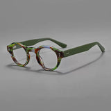 Jade Retro Round Acetate Optical Frame