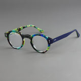 Jade Retro Round Acetate Optical Frame