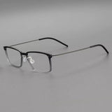 Ismail Ultra light Titanium Geometric Glasses Frame