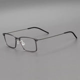 Ismail Ultra light Titanium Geometric Glasses Frame