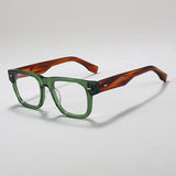 Steen Vintage Square Acetate Glasses Frame