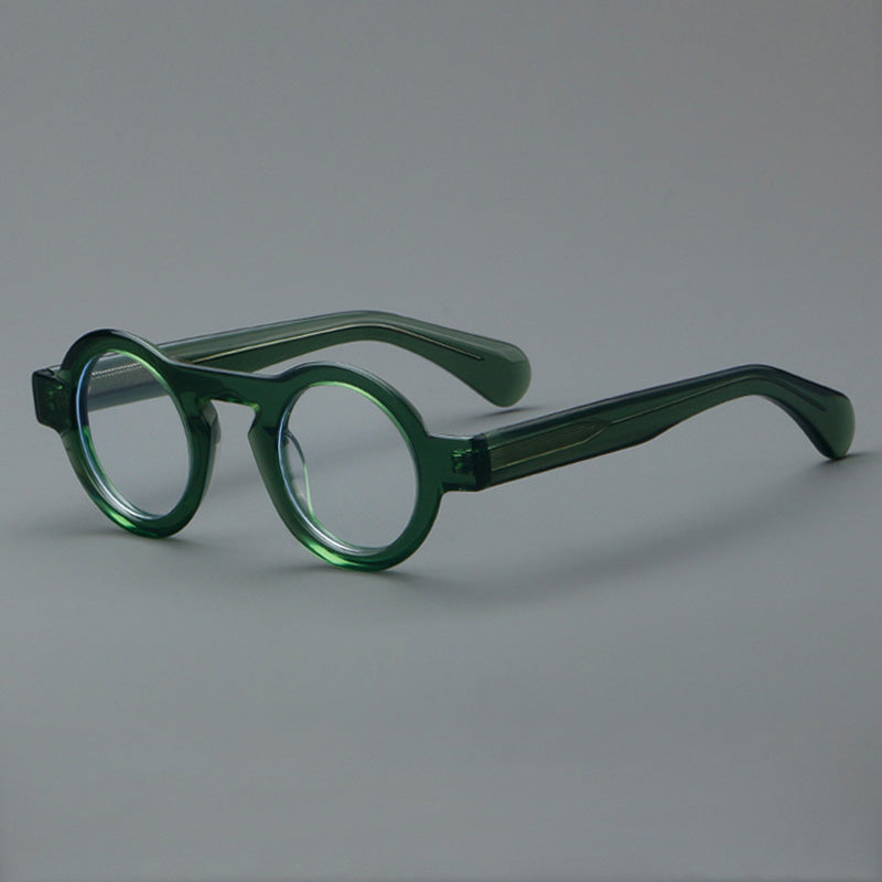 Campos Acetate Round Retro Glasses Frame