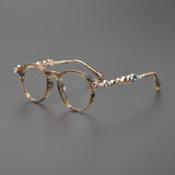 Opal Vintage Rhinesotne Cat Eye Glasses Frame