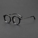 Avicii Acetate Titanium Round Glasses Frame