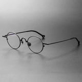 Briar Titanium Vintage Round Eyeglasses Frames