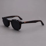 Crowe Vintage Acetate Glasses Frame With sunglasses Clips