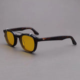 Crowe Vintage Acetate Glasses Frame With sunglasses Clips