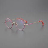 Kady Round Titanium Eyeglasses Frame