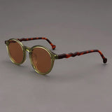 Elton Acetate Round Sunglasses