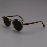 Elton Acetate Round Sunglasses
