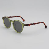 Elton Acetate Round Sunglasses