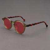 Elton Acetate Round Sunglasses