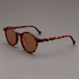 Elton Acetate Round Sunglasses