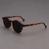 Elton Acetate Round Sunglasses