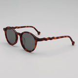 Elton Acetate Round Sunglasses