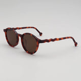 Elton Acetate Round Sunglasses