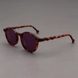Elton Acetate Round Sunglasses