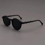 Elton Acetate Round Sunglasses