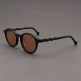 Elton Acetate Round Sunglasses
