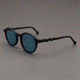 Elton Acetate Round Sunglasses