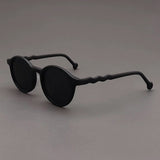 Elton Acetate Round Sunglasses