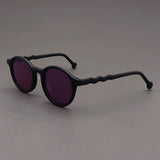 Elton Acetate Round Sunglasses