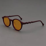 Elton Acetate Round Sunglasses