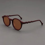Elton Acetate Round Sunglasses