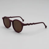 Elton Acetate Round Sunglasses