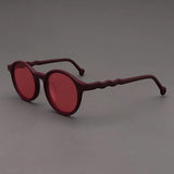 Elton Acetate Round Sunglasses