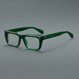 Sutton Retro Rectangle Acetate Glasses Frame