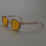 Ted Acetate Glasses Frame With sunglasses Clips