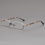 Tutt Retro Semi Titanium Glasses Frame