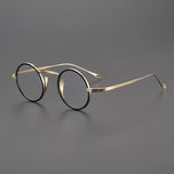 Chap Vintage Round Titanium Eyeglasses Frame