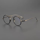 Chap Vintage Round Titanium Eyeglasses Frame