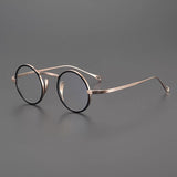 Chap Vintage Round Titanium Eyeglasses Frame