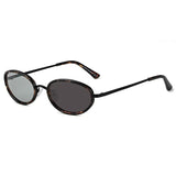 Mbappe Oval Retro Alloy Sunglasses