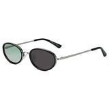 Mbappe Oval Retro Alloy Sunglasses