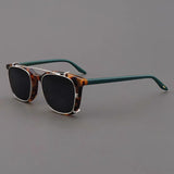 Myrna Acetate Glasses Frame With Polarized Sunglasses Clips