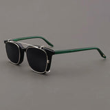 Myrna Acetate Glasses Frame With Polarized Sunglasses Clips
