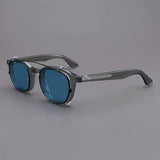 Crowe Vintage Acetate Glasses Frame With sunglasses Clips