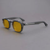 Crowe Vintage Acetate Glasses Frame With sunglasses Clips