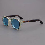 Crowe Vintage Acetate Glasses Frame With sunglasses Clips