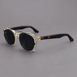 Crowe Vintage Acetate Glasses Frame With sunglasses Clips