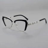 Tide Retro Cat Eye Glasses Frame
