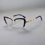 Tide Retro Cat Eye Glasses Frame