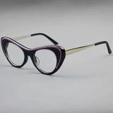 Elina Retro Cat Eye Glasses Frame