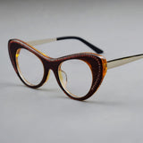 Elina Retro Cat Eye Glasses Frame