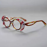 Jessica Vintage Colorful Acetate Glasses Frame
